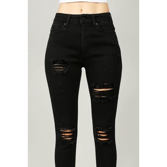 Kylie High Rise Super Skinny Jeans - Picture 3 of 5